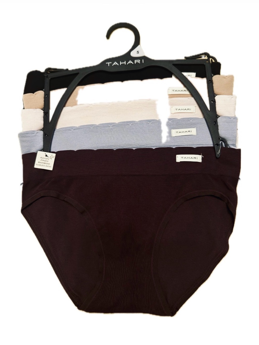 Tahari 5-Pack Bamboo Briefs - Size S